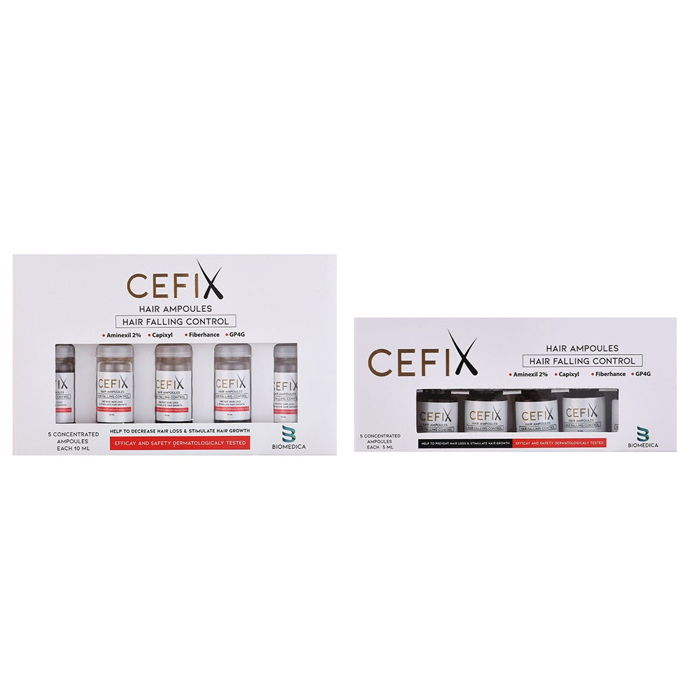 2 CEFIX Hair Ampoules (10 Vials)