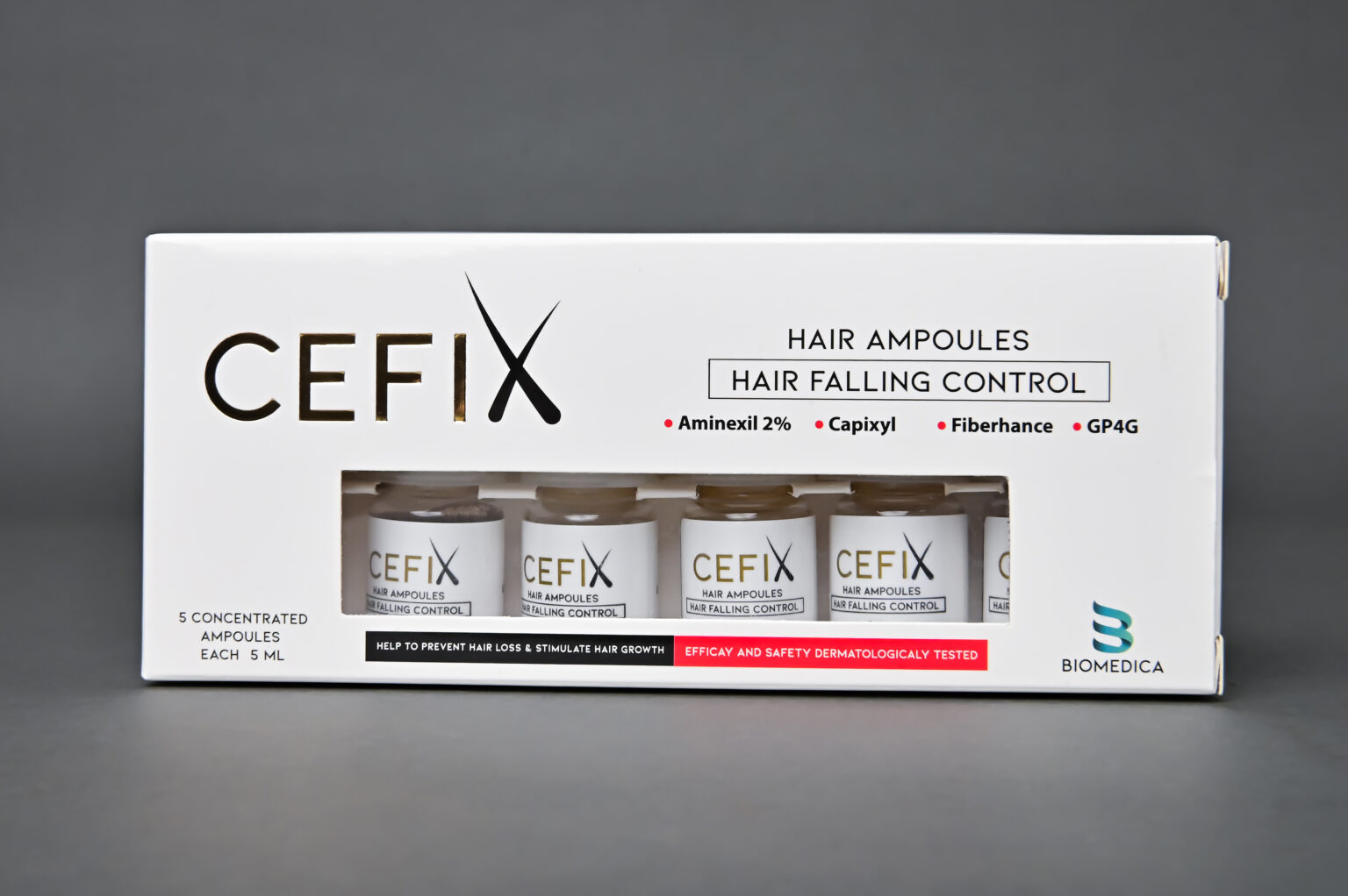 CEFIX Hair Ampoules 5 vial *5 ML - Image 2