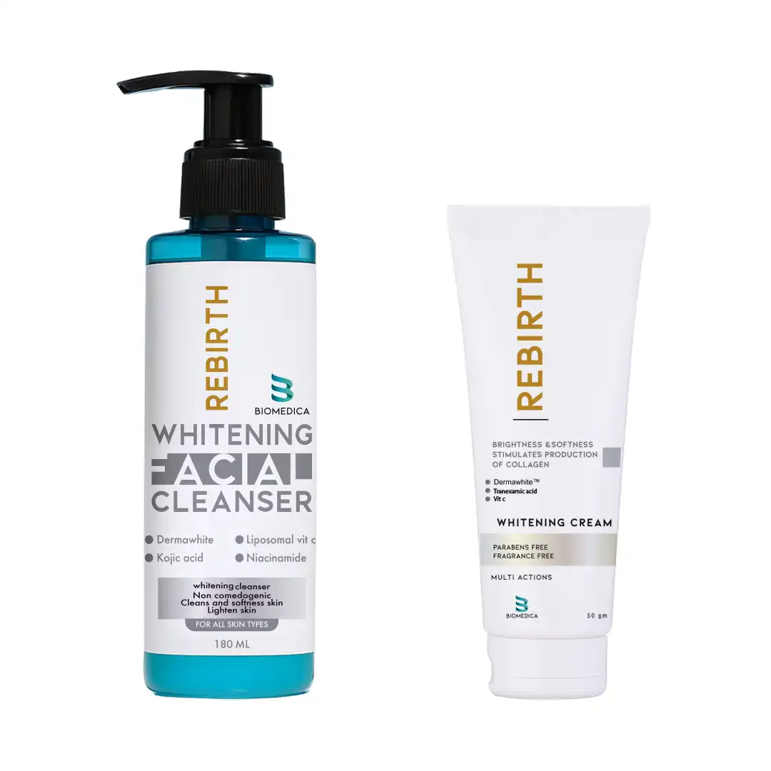 Rebirth (Facial Cleanser + WHITENING CREAM) Rebirth (Facial Cleanser + WHITENING CREAM)